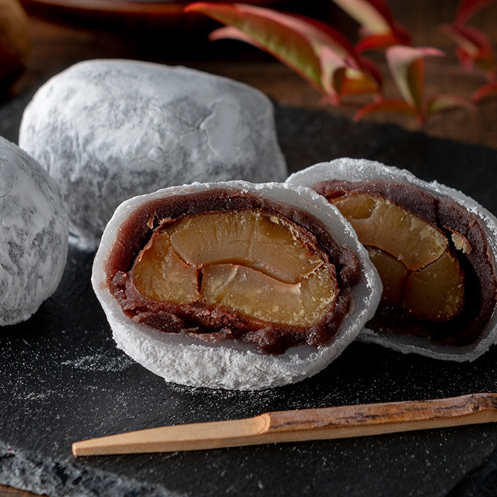 新杵堂　まるごと渋皮栗大福　6個入